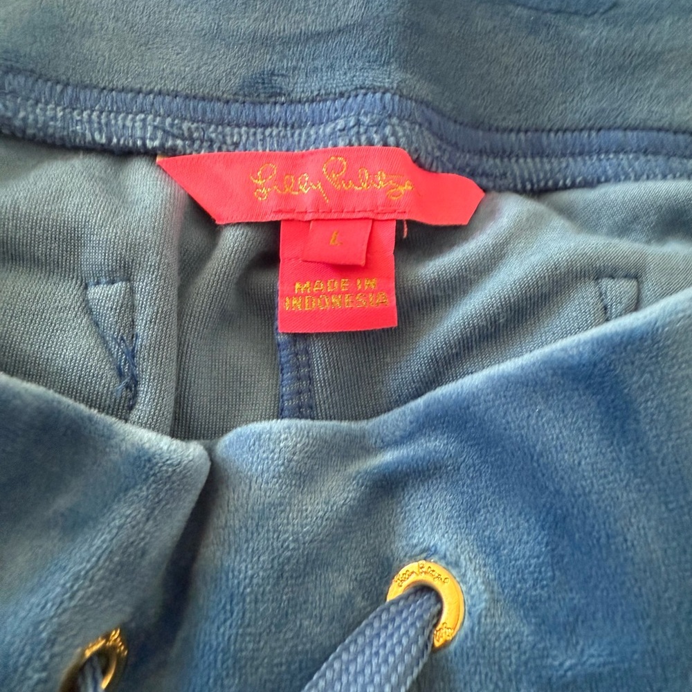 Lilly Pulitzer Larina Velour Jacket and Mallie Velour Pants - Picture 6 of 7